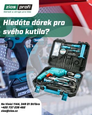 Hledáte dárek pro svého kutila? 🎁🔧 U nás najdete vybavení, které potěší každého domácího mistra — od profesionálního...