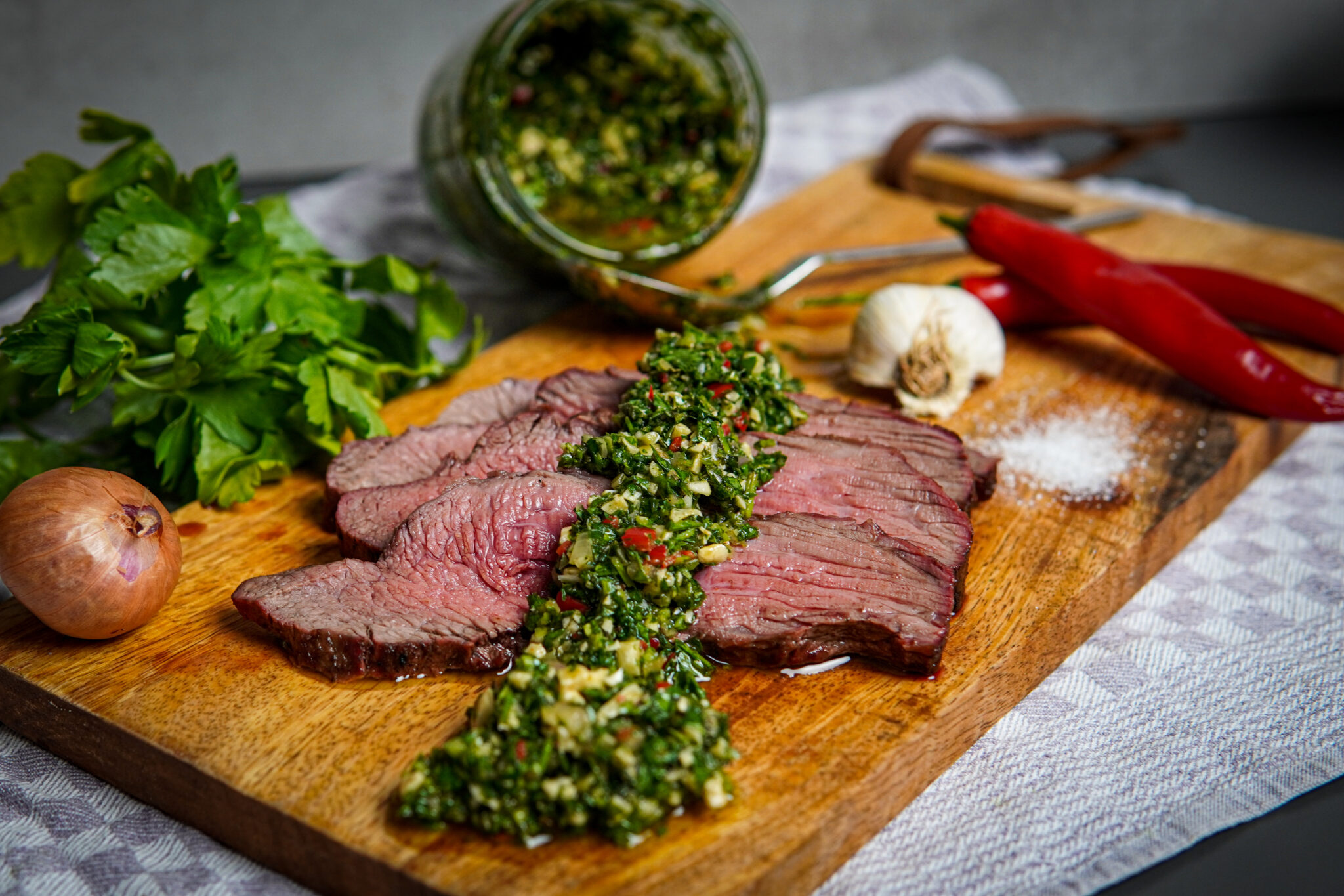 CHIMICHURRI - dokonalá bylinná omáčka k masu!