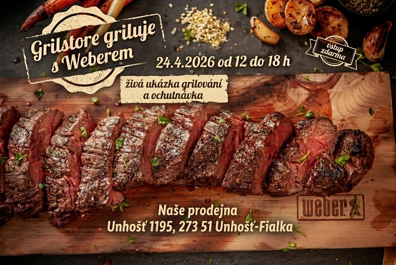 Grilstore griluje s Weberem
