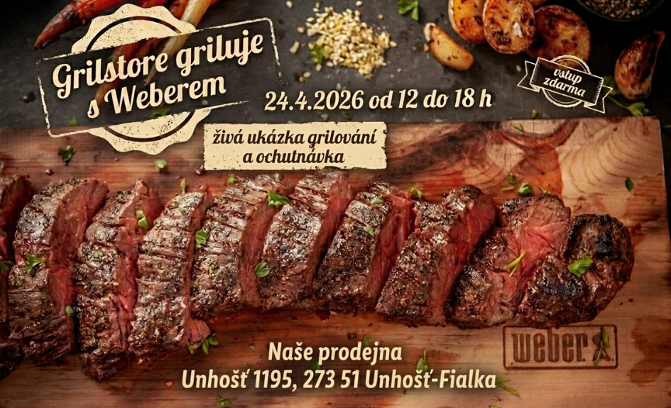 Grilstore griluje s Weberem