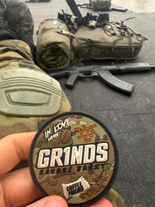 Chceš taky PVC patch GR1NDS zdarma⁉️🤙🏻 #kafe #kava #grindscz #patch #trenink