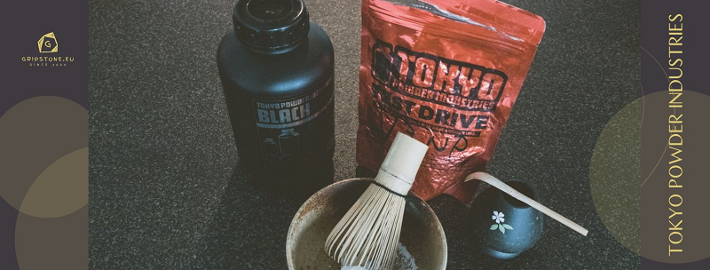 Tokyo Powder Industries BLACK and Fast Drive climbing chalk – high-performance grip solutions inspired by Japanese quality. Available at gripstone.eu.