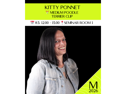 FRI 8.5. ✂️ Kitty Ponnet - Medium Poodle Terrier Clip
