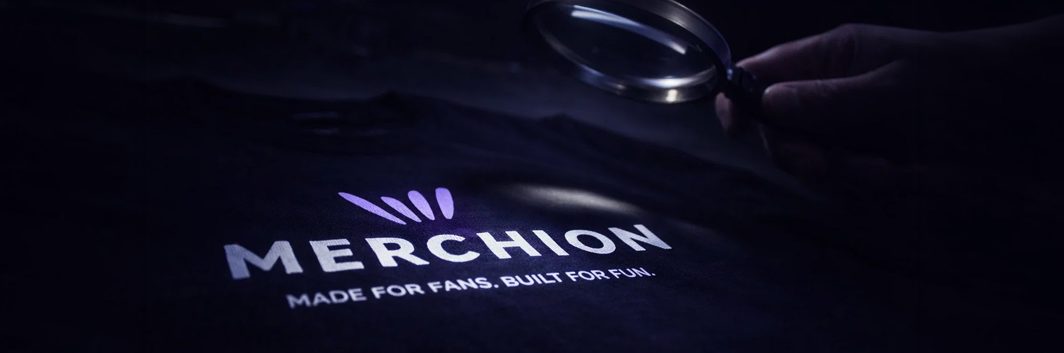 Detail potisku Merchion