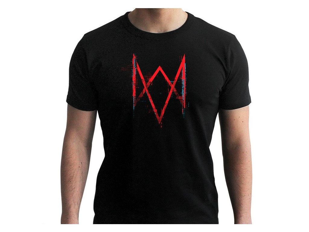 watch dogs 3 tshirt legion logo man ss black basic