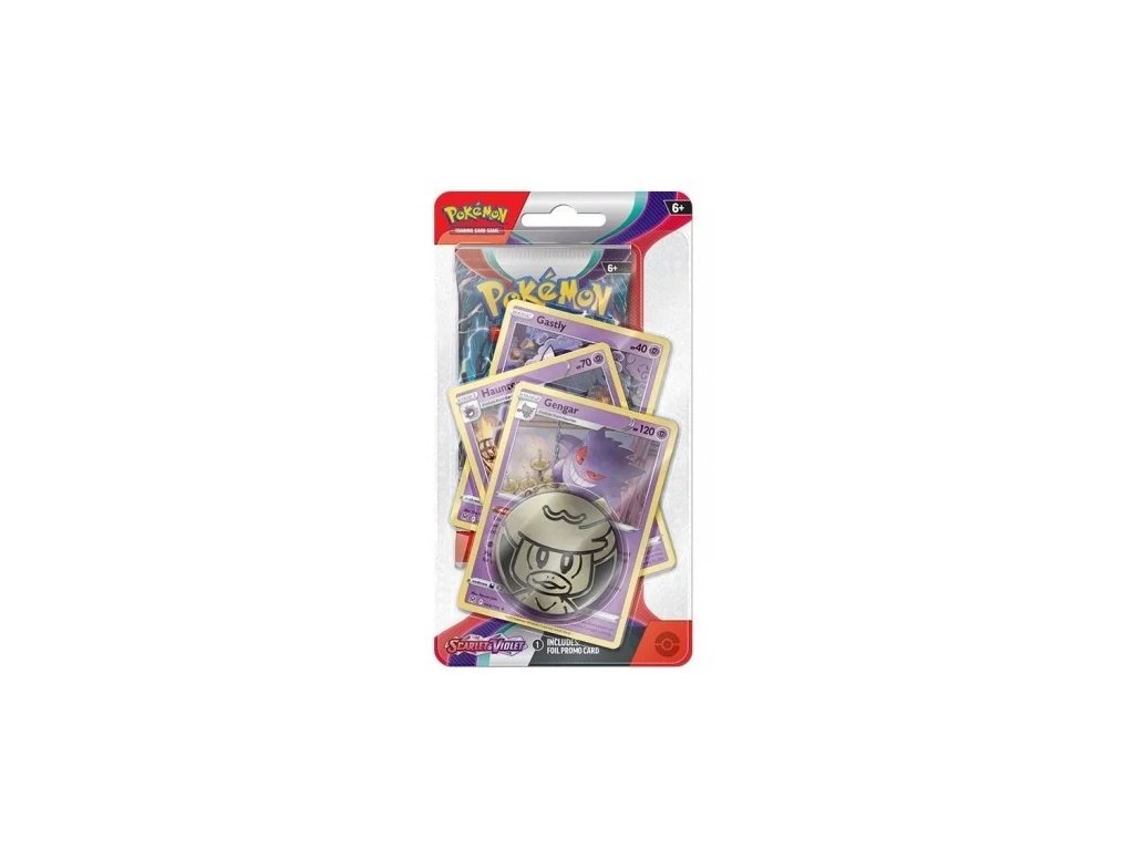 pokemon tcg scarlet violet karty card booster sv01 premium blister gengar