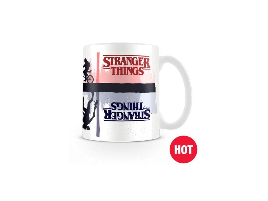 Proměňovací hrnek Stranger Things - Upside Down