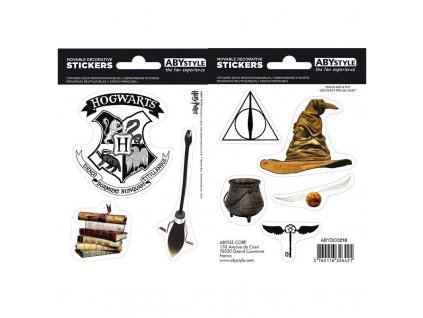 harry potter sada samolepek magicke predmety