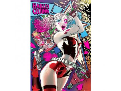 plakat batman harley quinn neon 5f38acea1a180