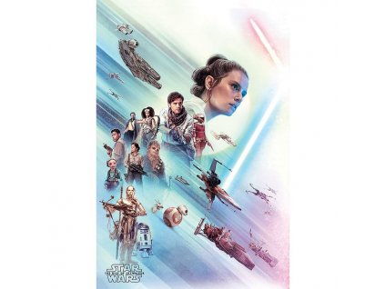 plakat star wars rise of skywalker rey 5f5850e9b6109