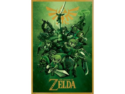 legend of zelda poster link