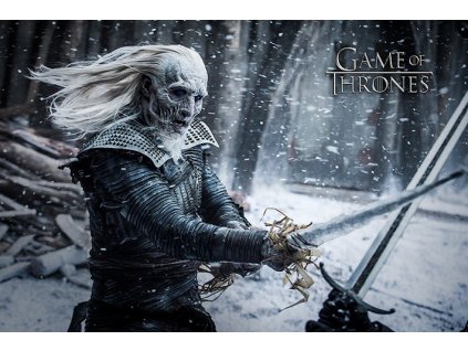 poster game of thrones white walker