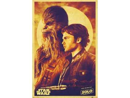 poster plakat Solo Han and Chewie star wars
