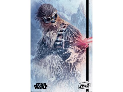 poster plakat Chewie Blaster star wars