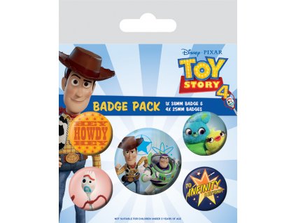 toy story pribeh hracek sada placek odznaku friends for life