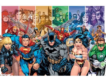 dc comics justice league liga spravedlnosti plakat america generation