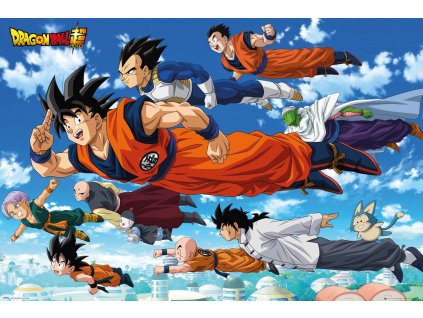 poster dragon ball super plakat flying