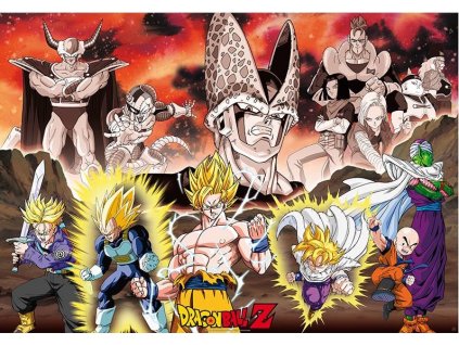 poster dragon ball z plakat Groupe Arc Cell