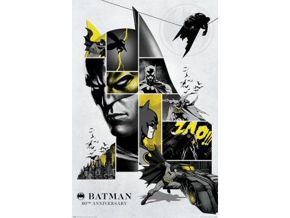 poster plakát BATMAN 80th Anniversary