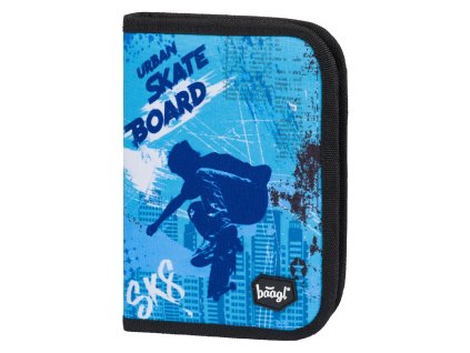 skolni penal klasik dve chlopne skateboard 754532 27