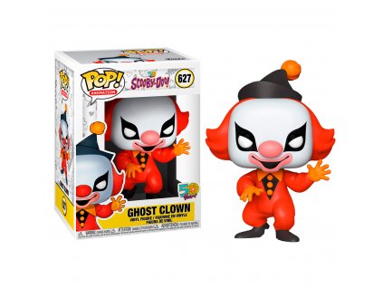 figura funko pop scooby doo! ghost clown 50years