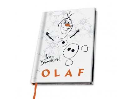 disney frozen ledove kralovstvi zapisnik blok notes a5 olaf