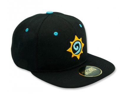 hearthstone snapback cap black rosette