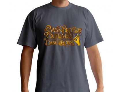 fantastic beasts tshirt wanded man ss dark grey basic