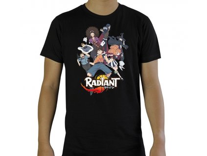radiant tshirt group man ss black basic
