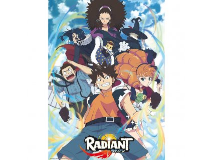 radiant poster groupe 52 x 38 cm