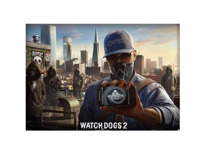 watch dogs 2 poster hackers 98x68