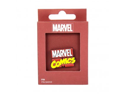 marvel kovovy odznak logo marvel comics