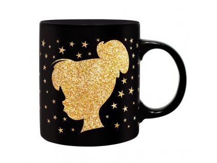 disney mug 320 ml peter pan tinkerbell glitter matte x2