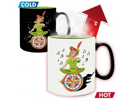 disney heat change mug peter pan neverland king size