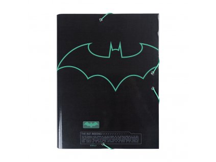 dc comics batman skolni desky na sesity a4 neonove logo