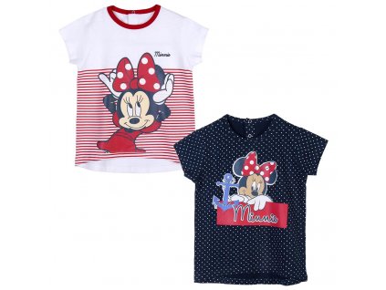 minnie mouse dvojbaleni divci tricko puntiky prouzky