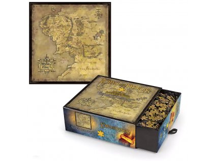 lord of the rings puzzle middle earth map mapa stredozeme