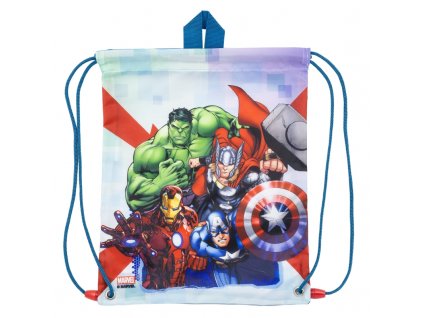 marvel avengers sacek na svacinu drawstring lunch bag avengers rolling thunder