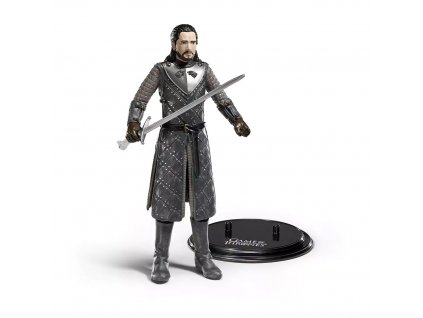 hra o truny game of thrones sberatelska figurka bendyfigs jon snow