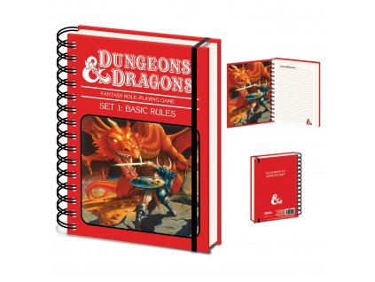 dungeons and dragons linkovany blok a5 krouzkova vazba basic rules