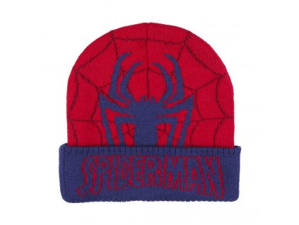 marvel spiderman zimni upletova cepice logo
