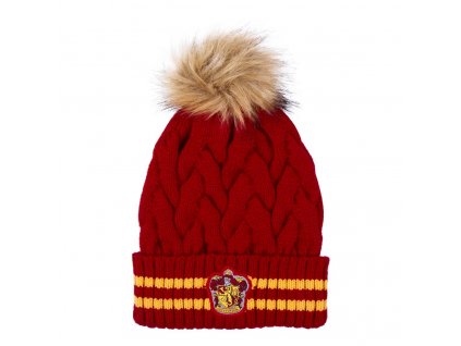 harry potter zimni upletova cepice nebelvir gryffindor b