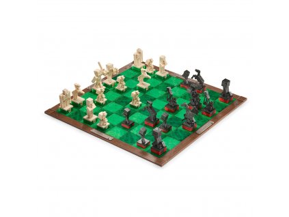 minecraft sachy chess Set Overworld Heroes vs Hostile Mobs