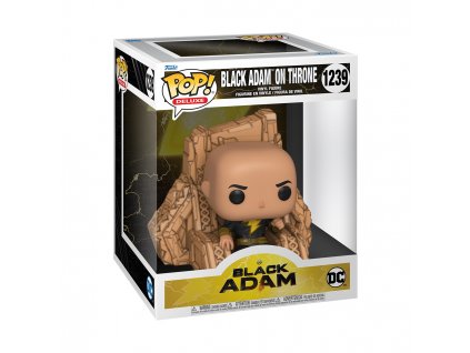 Funko POP Deluxe: Black Adam- Black Adam on Throne