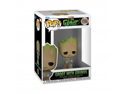 Funko POP Marvel: IAG- Groot w/ Grunds