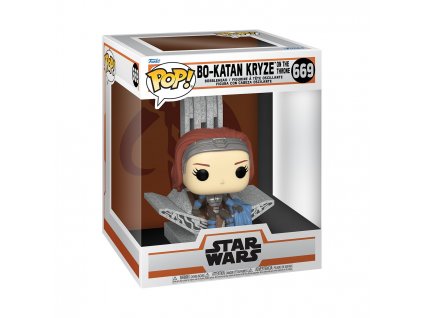 Funko POP DLX: MND S9 - Bo Katan w/Throne