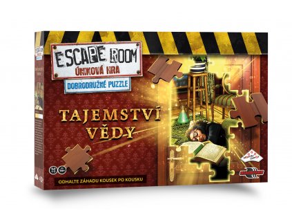 ESCAPE ROOM: Dobrodružné puzzle - Tajemství vědy.