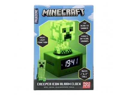 Budík Minecraft - Creeper