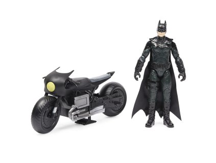 Batman film interaktivní motorka s figurkou 30 cm