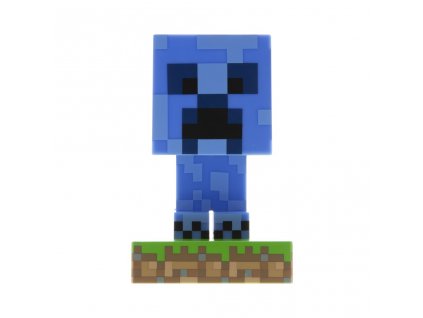 Icon Light Minecraft - Creeper modrý